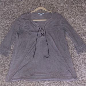 Grey 3/4 sleeve